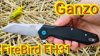 Ganzo FireBird FH31 Обзор НОЖА - Ломик с D2  Сталью