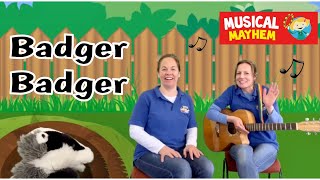 Badger Badger Black & White | Wake up Song | Kids Music | Musical Mayhem