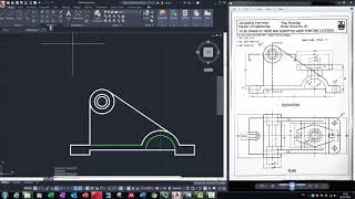 Solved example using autocad 2020