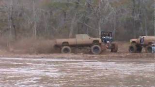 Big block chevy slinging mud and breaks rockwell axle shaft