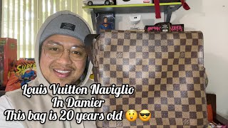 Louis Vuitton Naviglio in Damier | this bag is 20 years old 😎