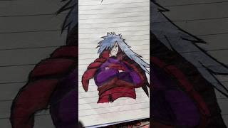 madara uchiha drawing ☠️|| Naruto drawing | anime drawing #shorts #art #shorts #animeedits