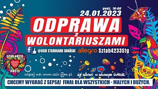 Odprawa z wolontariuszami #WOŚPwSTG 2023