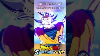 HIT AND MUI GOKU BADASS INTERACTION  #dragonball #dbz #goku #sparkingzero #shorts #anime