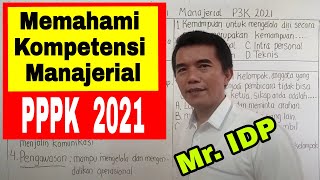 SOAL KOMPETENSI MANAJERIAL P3K 2021