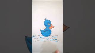 Easy duck drawing 🦆#duck #art #trendingshorts #drawing #coloring #cute#ytshorts#artchutney#shorts