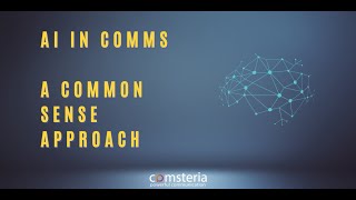 AI in communications and PR - the need for common sense.