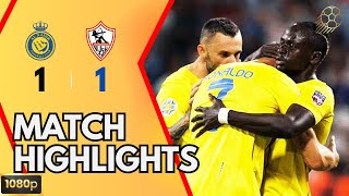 Ronaldo Goal 🔥 | Al Nassr VS Zamalek  1-1 | Highlights ⚽