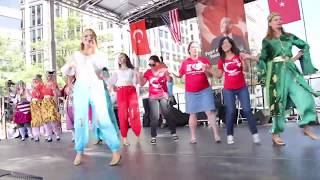 Damat Halayi - Line Dance for Peace DC Turkish Festival 2016 Long Version