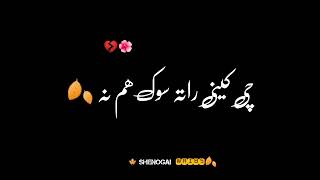 🍂pashto black screen poetry status||iMovie black screen poetry status #viralstatus #viral #status