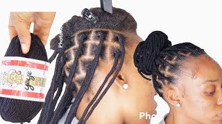 The Easiest Wool Hairstyle Tutorial / Quick Faux Locs / SHORT HAIR Tutorial