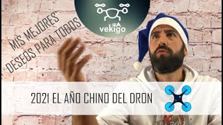 Vídeo navideño de Drones by Vekigo - 2021 será un buen año para los drones