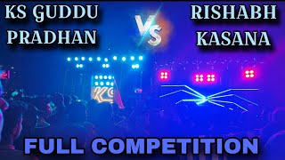 KS GUDDU PRADHAN VS RISHABH KASANA DJ HARD SOUND COMPETITION IN MORADABAD KAWAD YATRA 2024| DJ VLOGS