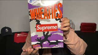 We Don’t Have Wheaties In Canada! Supreme SS21 Week 7 Unboxing Logo Zippo and Wheaties! +Taste Test!