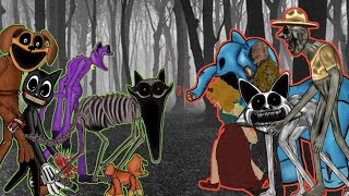 Catnap, Cartooncat, Dogday Vs Zoonomaly, Miss delight, Jason voorhees, R.I.P Little Dogday Animation