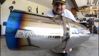 Tomie Expreme Ti exhaust R32 GTR (unboxing)