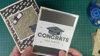 How to Make Graduation Cards using Fussy Cutting Technique!