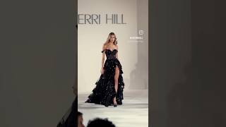 SHERRI HILL #best dresses of summer# party wear black and white   color#2024#collection