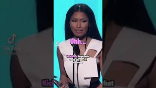 #nickiminaj forgot what award she won‼️😭