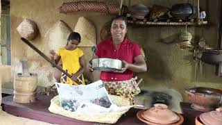 Rice flour idly with tamarind rasam is a good breakfast... .village kitchen recipe