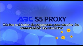 Métodos de pagamento do proxy ABC S5: Criptomoedas, Alipay, cartões de crédito, cartões de débito