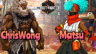 [SF6] Matsu(Kimberly) vs ChrisWong(Akuma) High Level [Street Fighter 6]