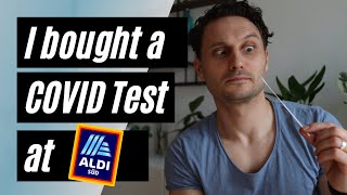 Aldi COVID test; unboxing and demonstration