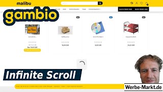 Gambio Kategorien: Speed & Bedienerfreundlichkeit verbessern mit Infinite Scroll