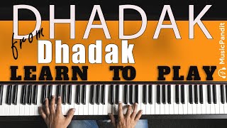 Dhadak | Dhadak Movie | Ajay Gogavale Shreya Ghoshal | Keyboard Cover | Music Pandit