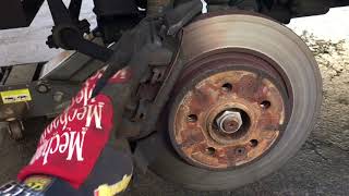 ML320 Mercedes Benz How to Replace Front Brake Pads and Rotors Part 1 of 2