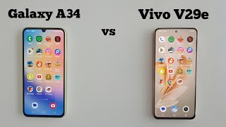 Galaxy A34 vs Vivo V29e Speed Test || Speed Comparison