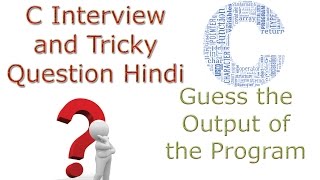 C Language Interview and Tricky Question Hindi 9 What is Output of C Program Carriage Return Printf