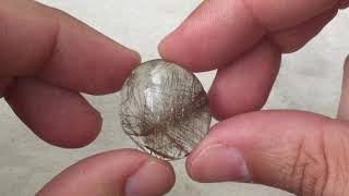 Rutile quartz 40,25 ct