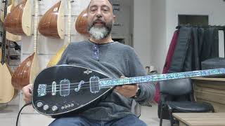 Siyah Elektro bağlama- Sürpriz tasarım