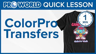 ColorPro DTF Transfers - Direct-to-Film