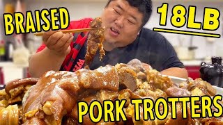 Brother Monkey made 18 pounds of braised pork trotters  It was really enjoyable to gnaw on the meat