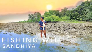 Fishing With Sandhiya I Mohit k VIdeos #villagelife