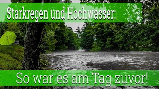 Starkregen und Hochwasser: So war es noch am Tag vorher auf dem Campingplatz Hetzingen