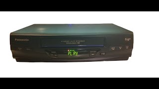 🔴VCR Solid Panasonic Hi Fi Stereo 4 Head Stereo Quality VideO Bargain