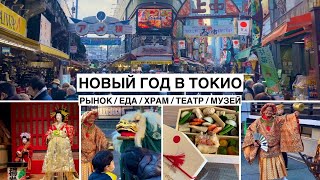 Влог из Токио. Японский Новый год с русским акцентом. Рынок/Осечи рёри/Хацумодэ/театр/музей.