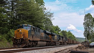 CSX M693, CSX B636, & CSX E308 at Thermal