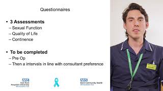 East Kent Urology Patient Information Series: Robotic Prostatectomy 33 Questionnaires