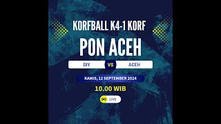 PON 2024 KUALIFIKASI KORFBALL K4-1KORF ACEH vs DIY