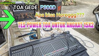 Tes Power TOA P300D Bisa Untuk Subwoofer