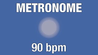 90 BPM Metronome | Audio + Visual