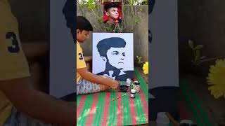 sujju ali portirat painting😍😍