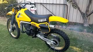 1982 Yamaha YZ 490 J first start up