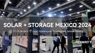 Growatt Brilla en Solar Storage Mexico 2024