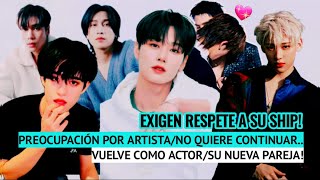 ADMITE SE ENOJAR0N|VUELVE A LA ACTUACION|NUEVA SHIP|PREOCUPADOS POR ACTOR/EXIGE RESPETE A SU PAREJA