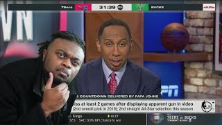 Stephen A Smith Embarrasses Ja Morant's Dad On National TV! Reaction